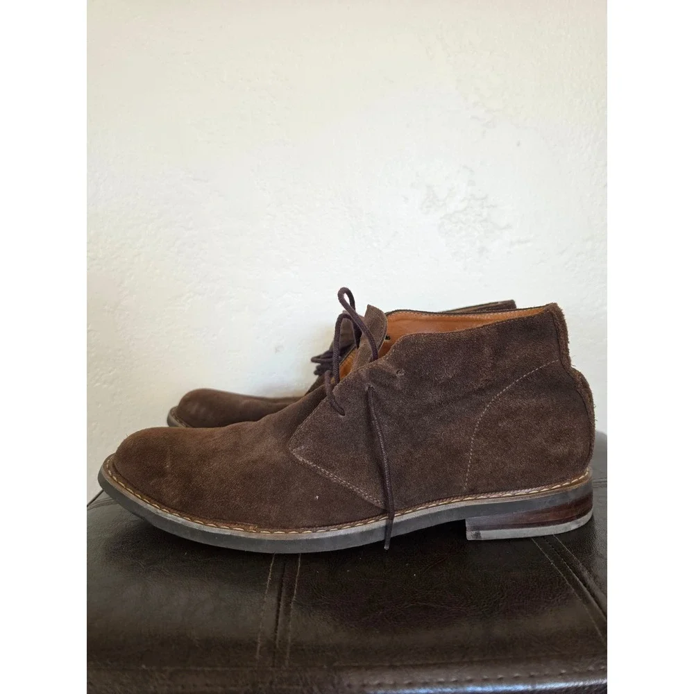 Beckett Simonon‎ Suede Preppy Old Money Chocolate Brown Chukka Boots sz 10